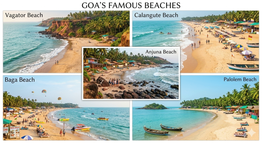 Goa’s Famous Beaches