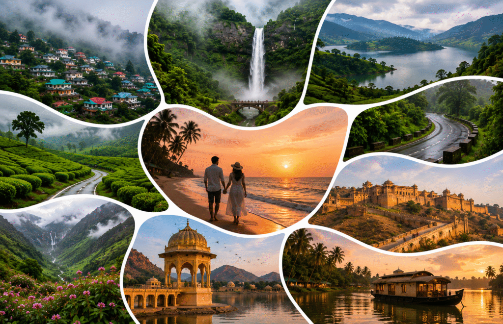 Honeymoon Destinations in India for Couples