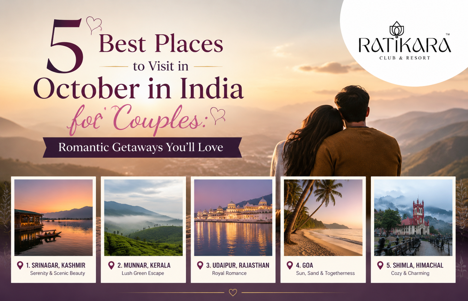 best places to visit in October in India